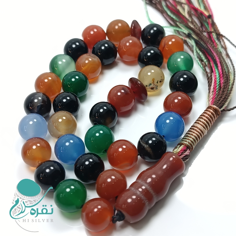 تسبیح سنگ عقیق طبیعی ام البنین سلام الله علیها
